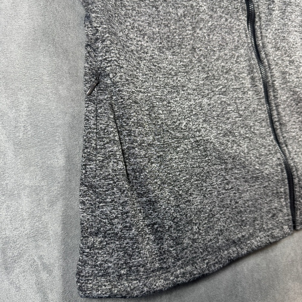 C&C California Women's Medium Full-Zip Gray Space-Dye Activewear Jacket - Picture 4 of 11